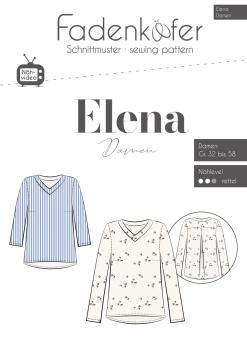 Papierschnittmuster Damenbluse Elena
